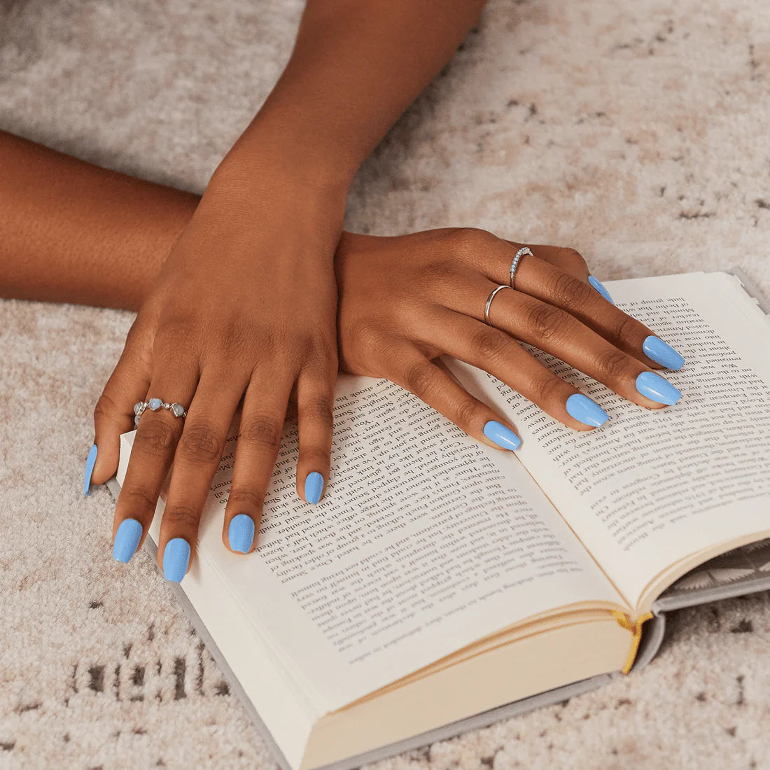 imPRESS by KISS The No Glue Color Mani Serene Blue (KISS-IMC513)