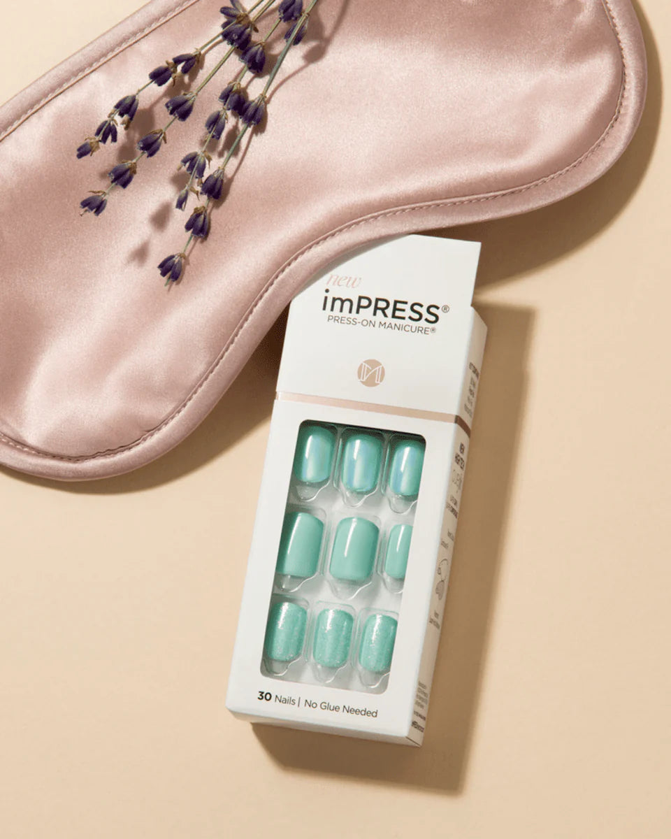 imPRESS by KISS The No Glue Color Mani Rain Check (KISS-KIM012)