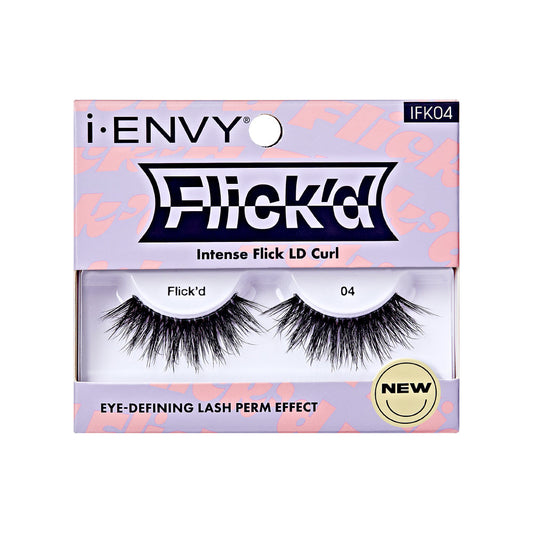 i·Envy by KISS 3D Flick’d Lashes 04 (KISS-IFK04)