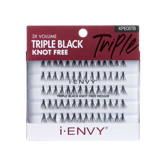i-Envy by KISS Triple Black Knot Free Extension Lashes (KPE05TB)
