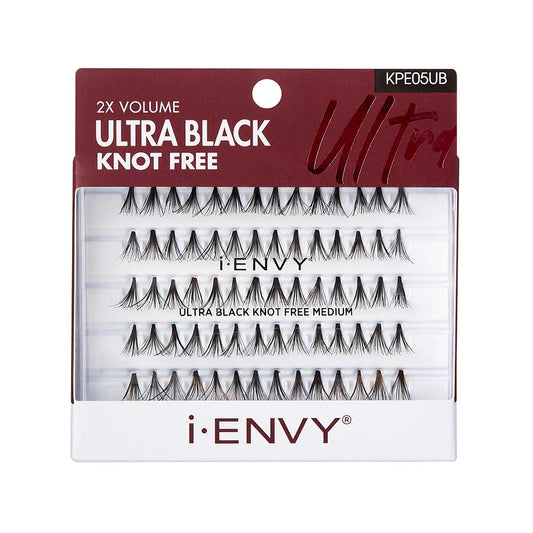 i-Envy by KISS Ultra Black Knot Free Extension Lashes (KPE05UB)